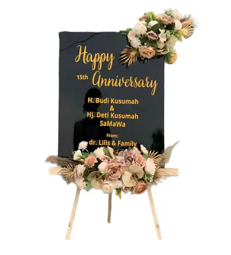 Papan Bunga Akrilik Datar Lebuay
