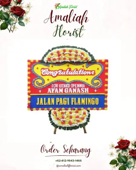 Sewa Papan Bunga Datar Lebuay